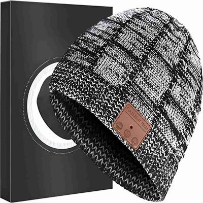 Tricotez la radio Beanie Headset futé de chapeau d'hiver où 24 heures jouent le haut-parleur de stéréo du temps HD