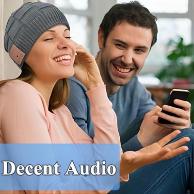 L'hiver de Bluetooth Beanie Hat Headphone Music Hat de femmes d'hommes tricotent le chapeau