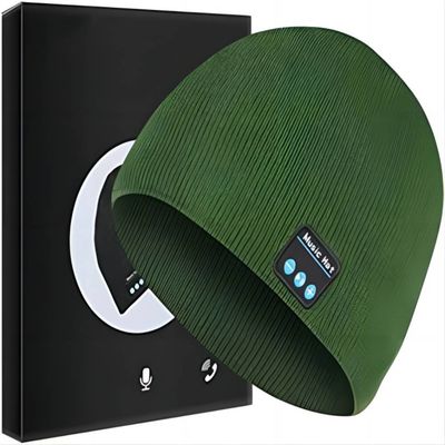 La musique sans fil d'écouteur de chapeau de Bluetooth d'appels téléphoniques de jeu de musique tricotent des boutons du chapeau 3