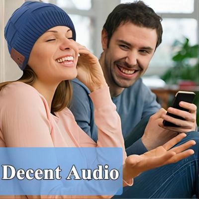 Bluetooth Beanie Hat Knit Music Hat sans fil pour faire un cycle, patinage artistique, augmentant