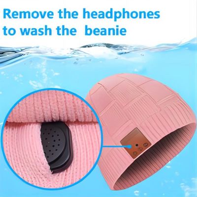 Écouteurs Bluetooth Beanie Hat Music Listening Warm de Wrieless protégeant du vent