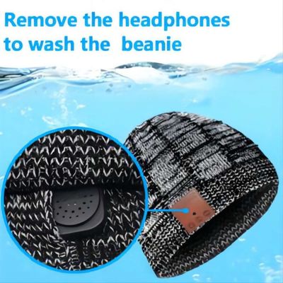 Hiver, augmentant, s'élevant, Bluetooth pulsant Beanie Hat With Wireless Headset BT5.0