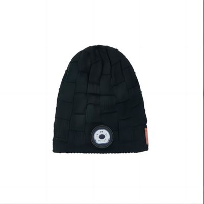 Nuit de marche de nuit pulsant le playback de musique de lampe de Bluetooth Beanie Hat LED
