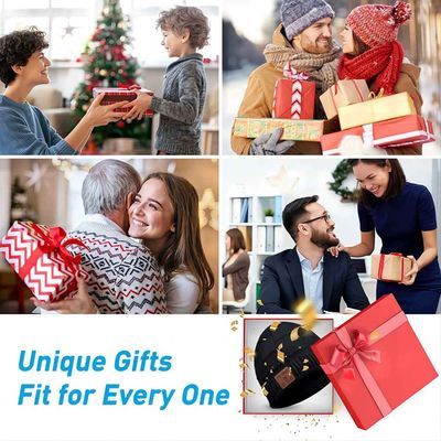 Femmes d'hommes il ses cadeaux de Stuffers de Beanie Novelty Headwear Christmas Stocking de chapeau de Bluetooth