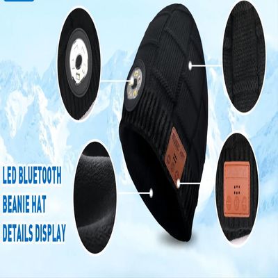 Femmes d'hommes il ses cadeaux de Stuffers de Beanie Novelty Headwear Christmas Stocking de chapeau de Bluetooth