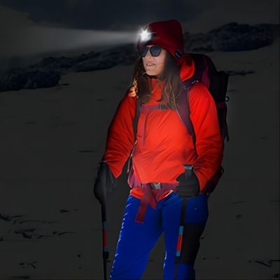 Le chapeau sans fil d'écouteur de chapeau de phare de LED allument votre manière, musique de écoute