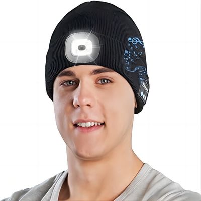 chapeau visuel d'écouteurs de 1080P HD Bluetooth avec la musique de vidéo de photos