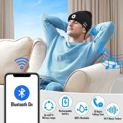 Chapeau visuel de enregistrement d'écouteurs de Bluetooth avec l'enregistrement de boucle de vision nocturne de Headflashlight