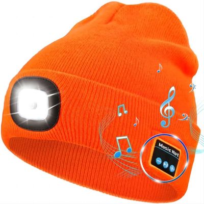 Enregistrement vidéo sans fil de la carte de mémoire du chapeau 128G d'écouteurs de Bluetooth de musique 6hours