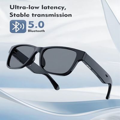 Femmes d'hommes Bluetooth Sunglasss avec des haut-parleurs et des verres futés audio de musique ouverte d'oreille de Mics