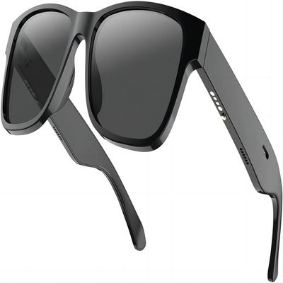 Femmes d'hommes Bluetooth Sunglasss avec des haut-parleurs et des verres futés audio de musique ouverte d'oreille de Mics