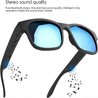La musique ouverte d'oreille de radio de lunettes de soleil intelligentes de Bluetooth remet l'appel gratuit imperméable